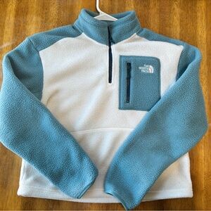 The North Face Yumiori 1/4 Zip Fleece Pullover | Recycled Cozy Sherpa | Size M